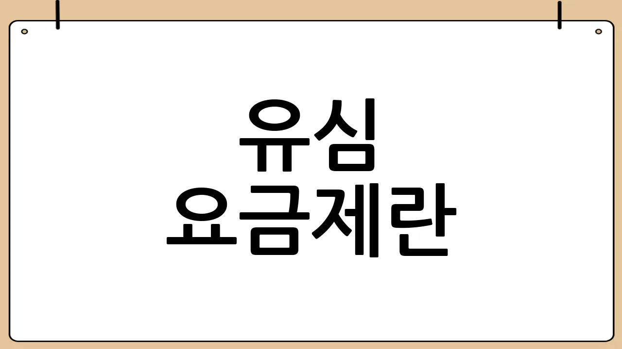 유심 요금제란?