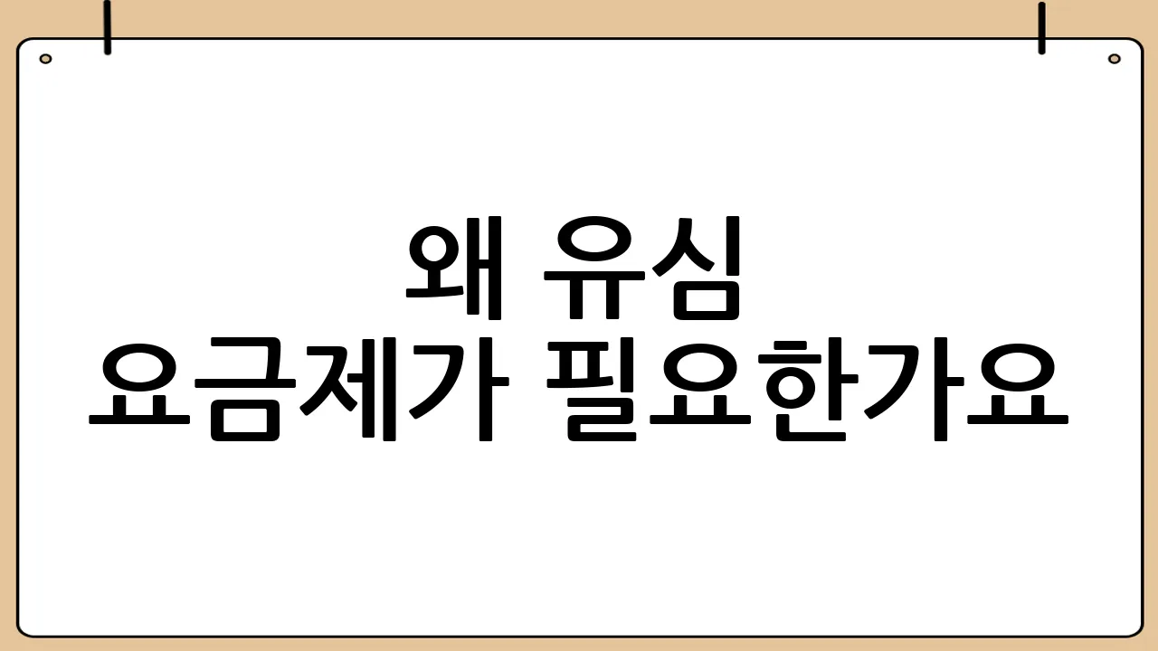 왜 유심 요금제가 필요한가요?