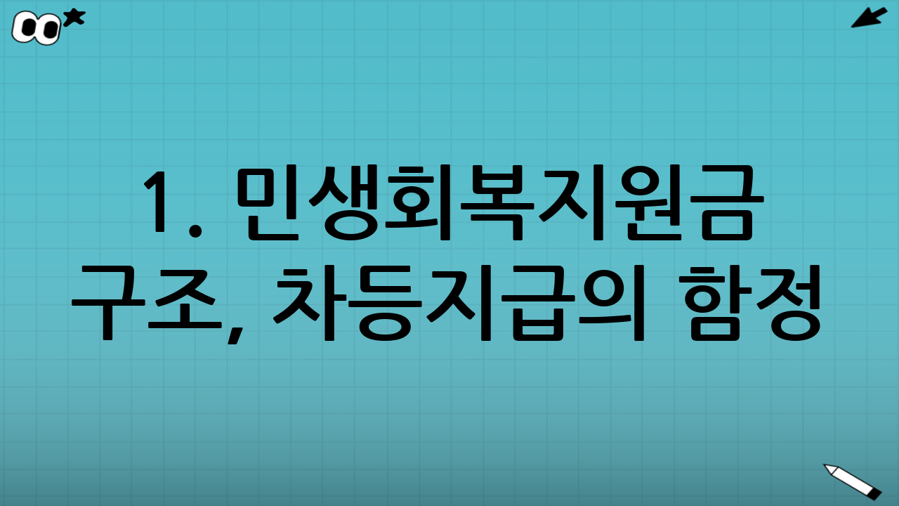 ⚙️ 1. 민생회복지원금 구조, 차등지급의 함정