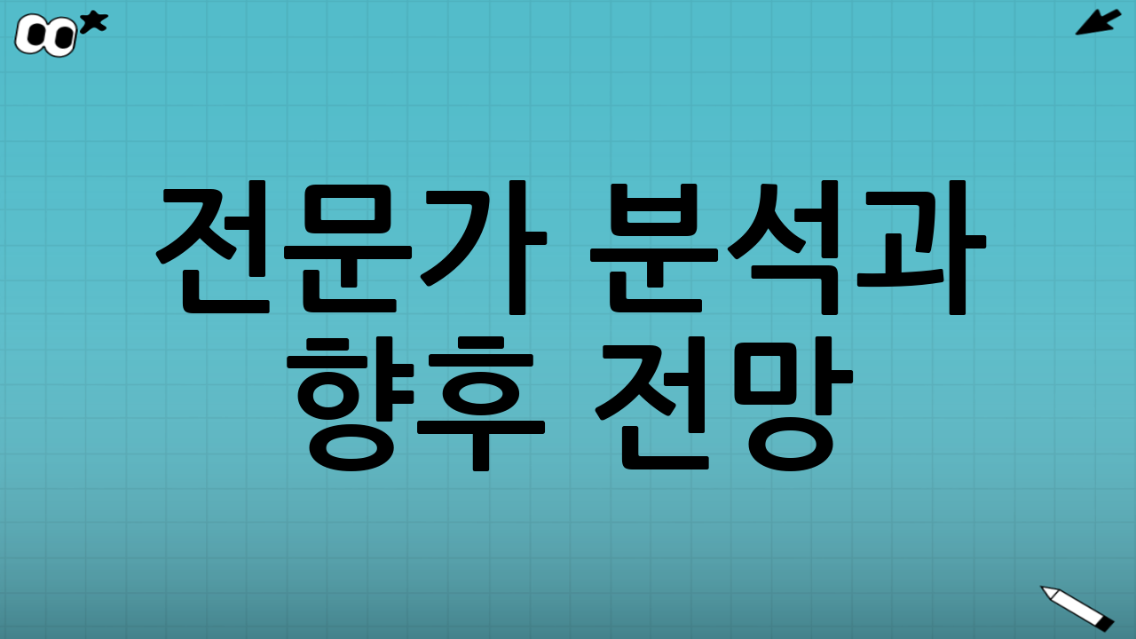 🧪 전문가 분석과 향후 전망