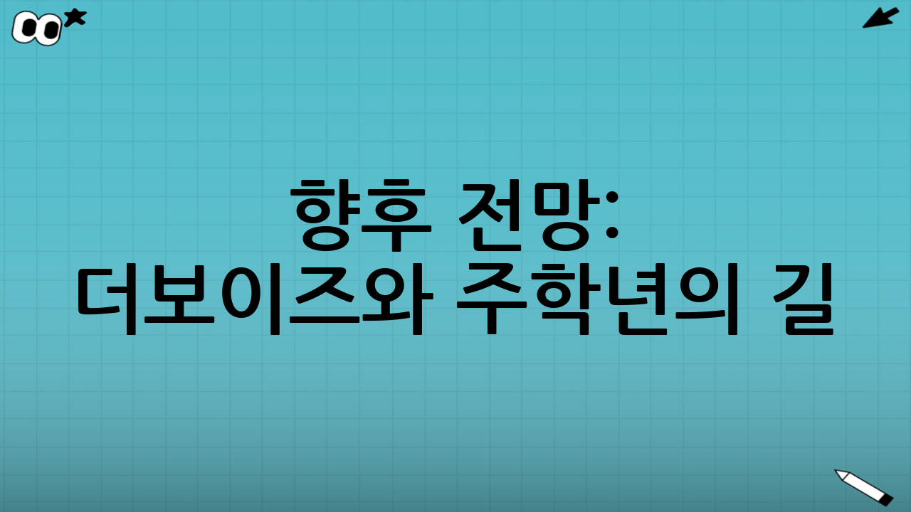 향후 전망: 더보이즈와 주학년의 길