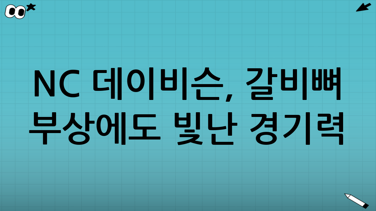 NC 데이비슨, 갈비뼈 부상에도 빛난 경기력
