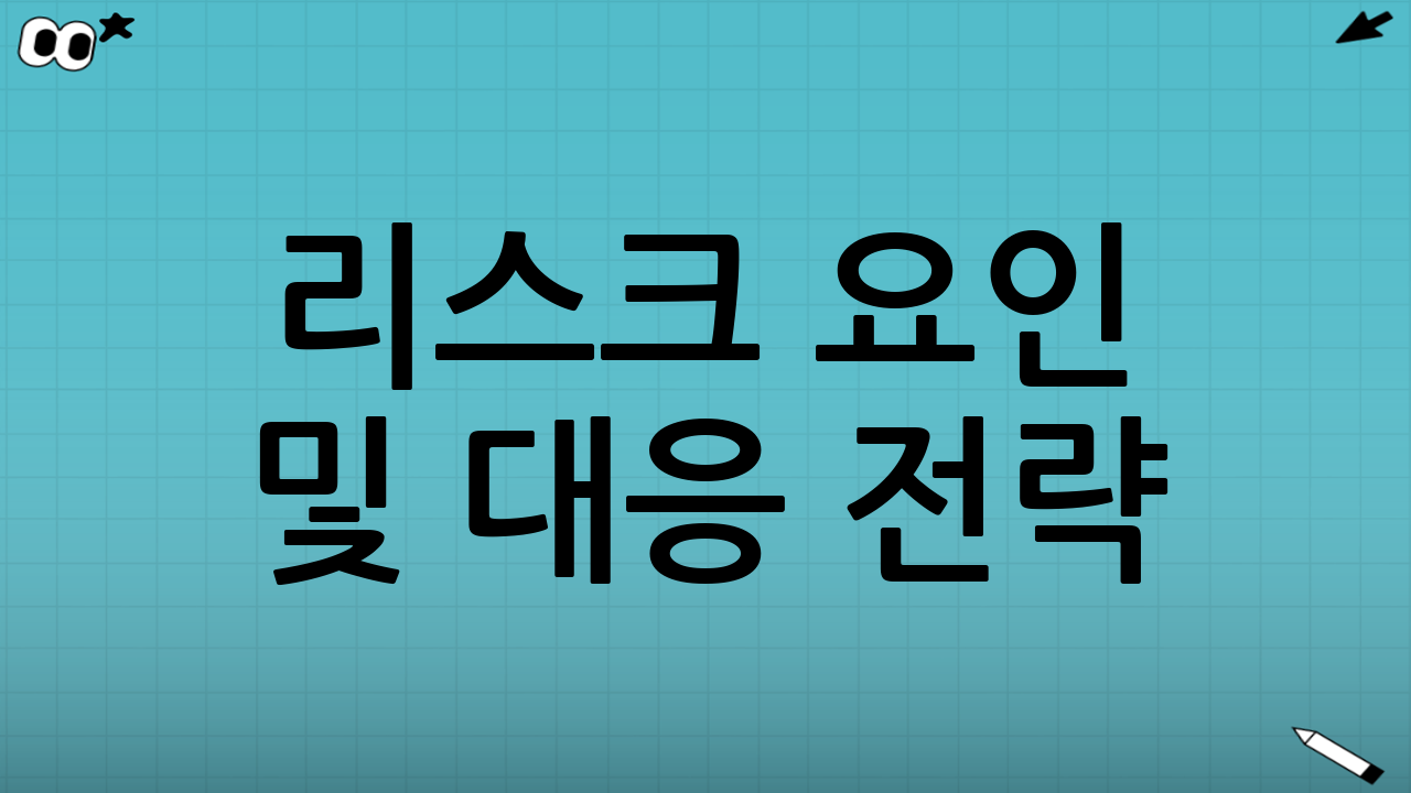 리스크 요인 및 대응 전략