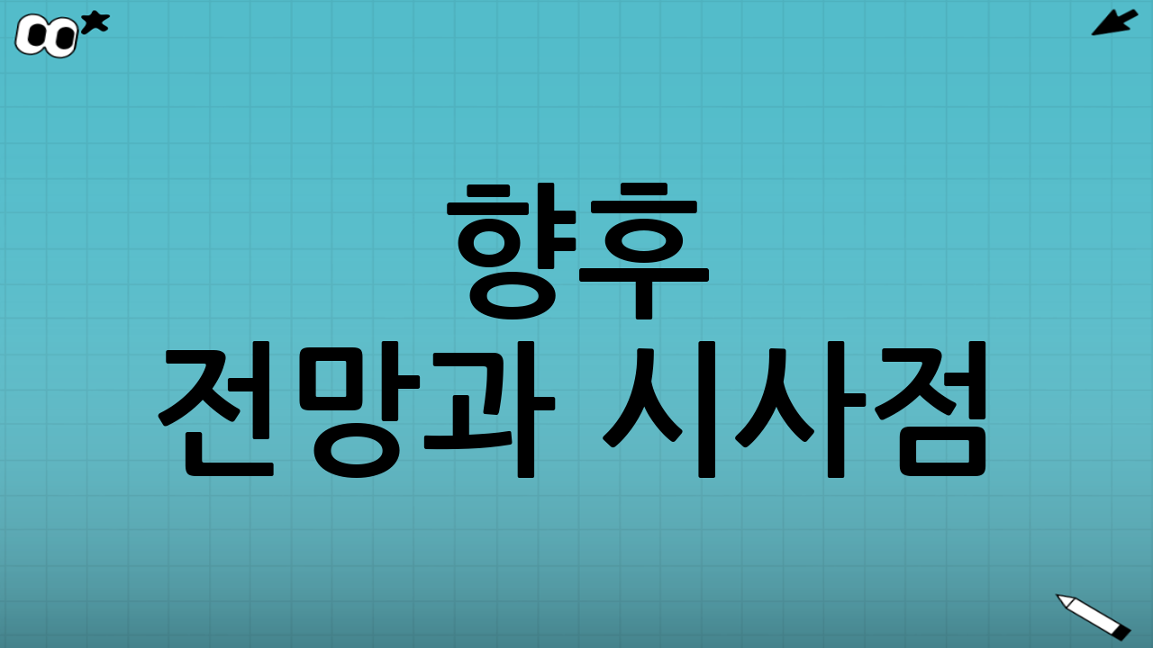 향후 전망과 시사점