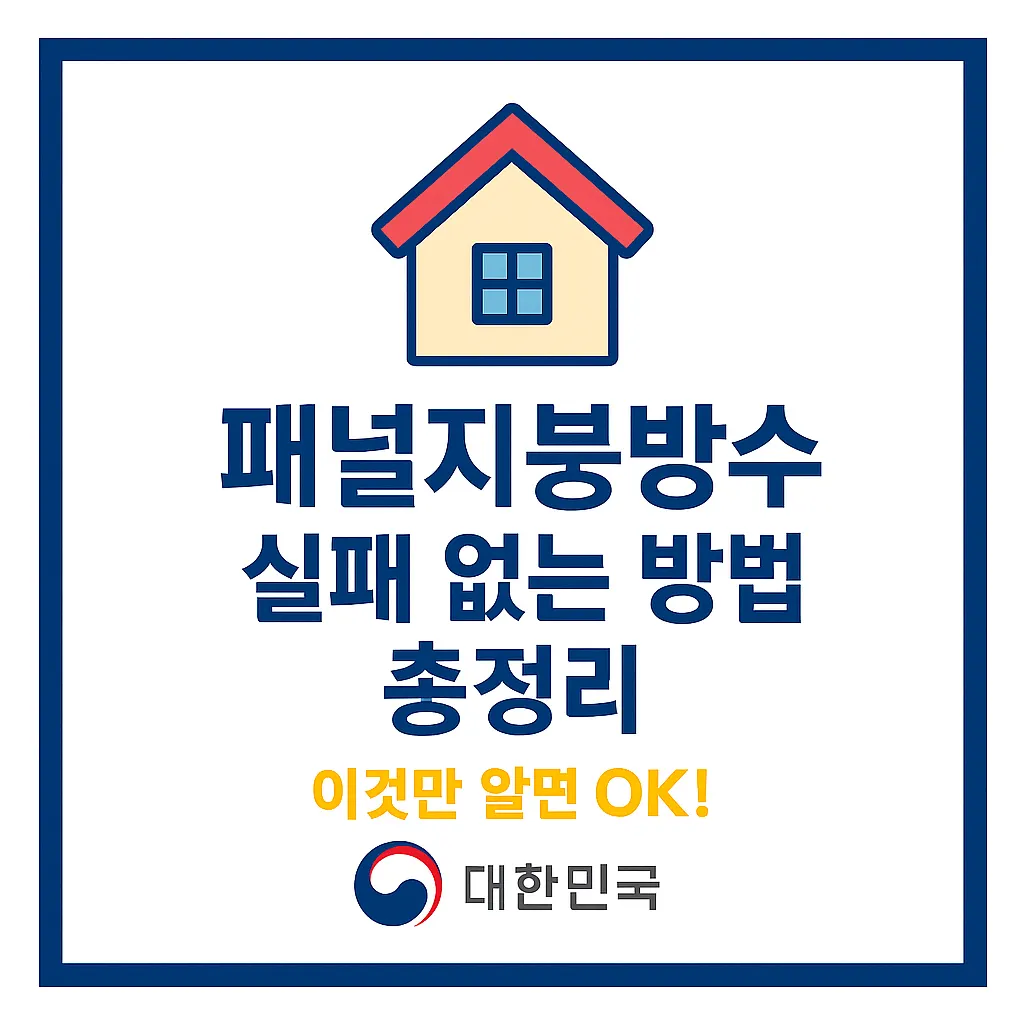 패널지붕방수