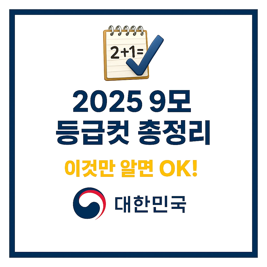 2025 9모 등급컷 총정리