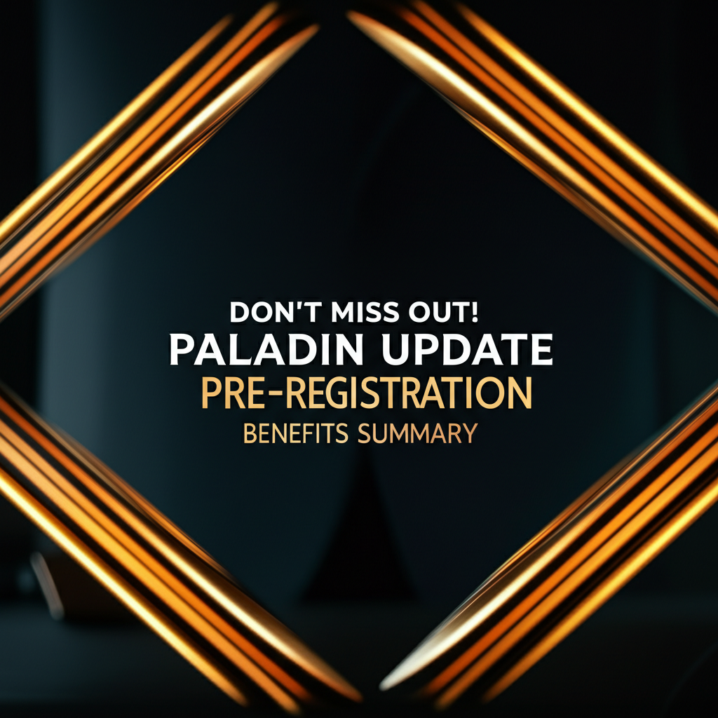 🎁 놓치면 후회! 팔라딘 업데이트 사전예약 혜택 총정리