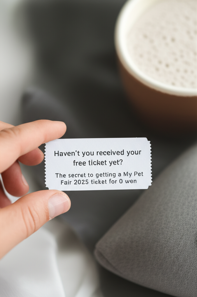 "공짜표 아직 안 받으셨어요?" 마이펫페어 2025 티켓 0원에 구하는 비법