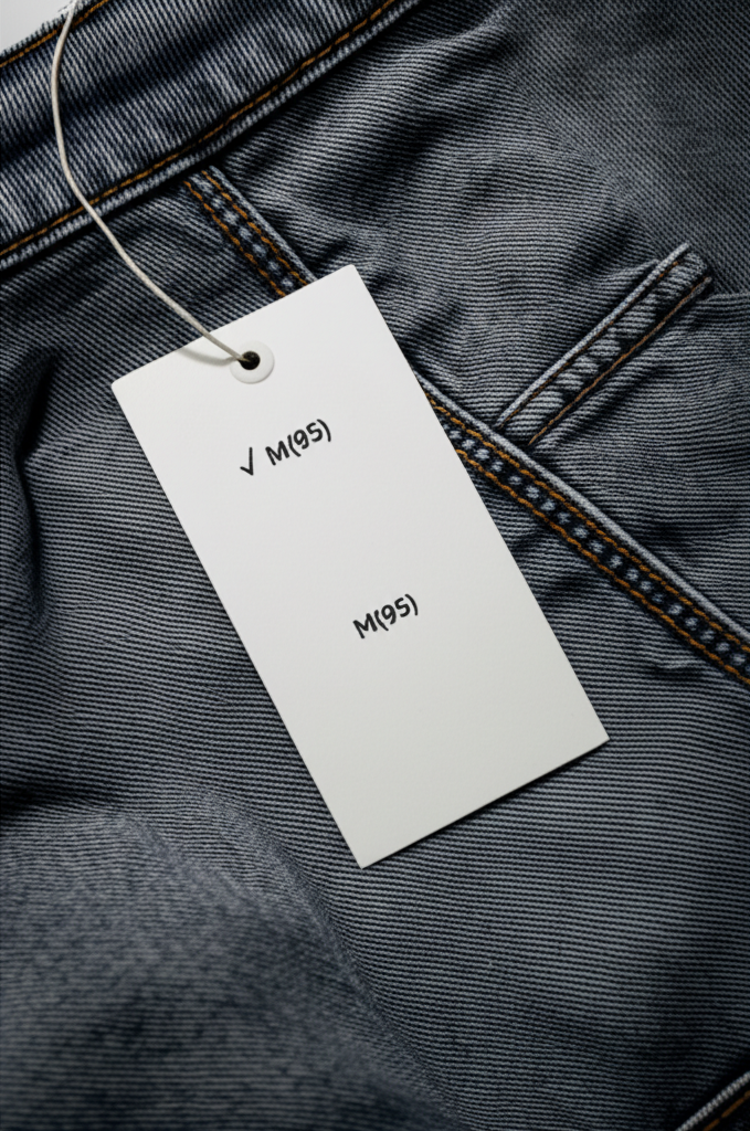 ✔️ M(95) 사이즈: 힙한 무드의 트렌디 오버핏