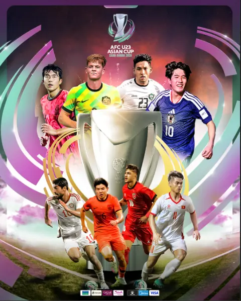 대한민국 U23 축구 대표팀 아시안컵 조별리그 및 토너먼트 전체 경기 시간표