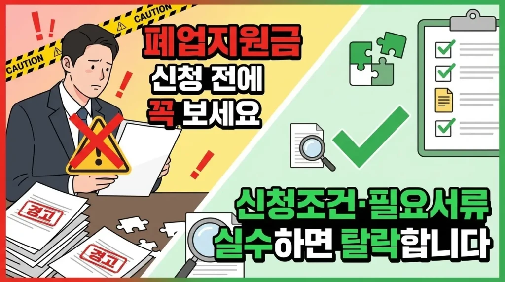 사업자 폐업지원금