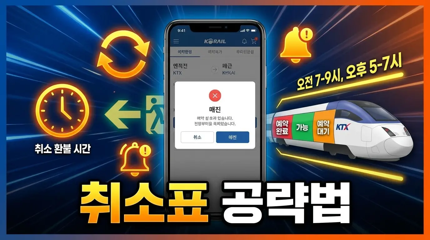 KTX 예매 실패