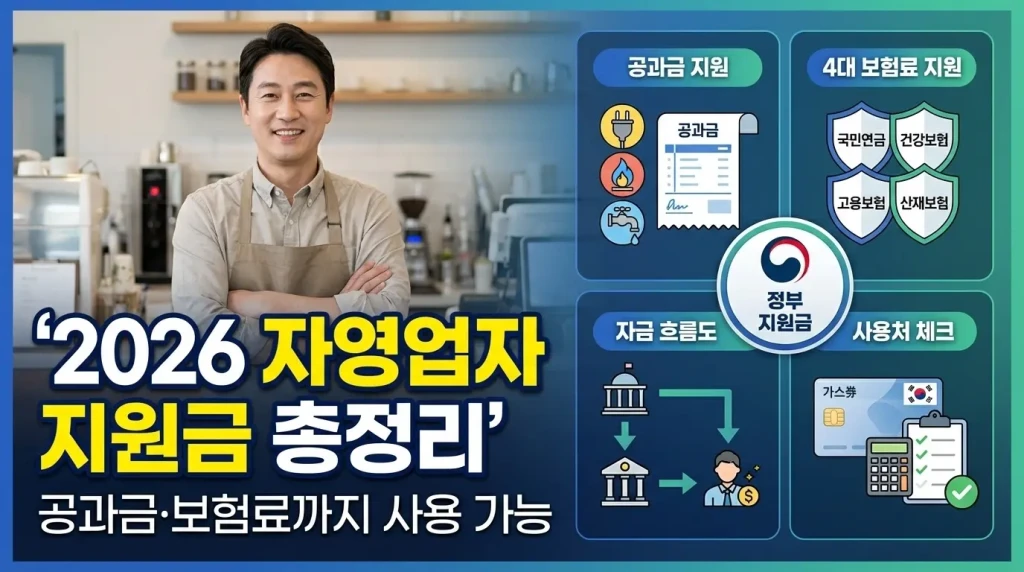 자영업자 지원금 총정리