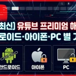 2026년 최신 기기별 유튜브 프리미엄 해지방법 상세 가이드