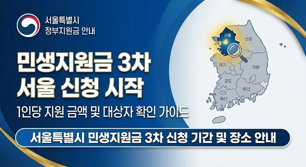 민생지원금 3차 서울 신청