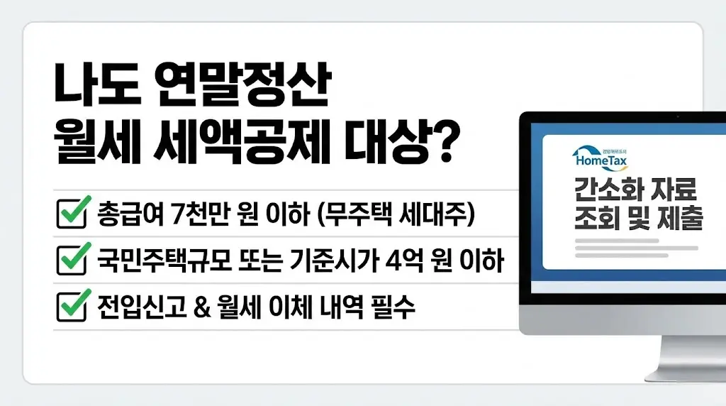 월세 세액공제 간소화
