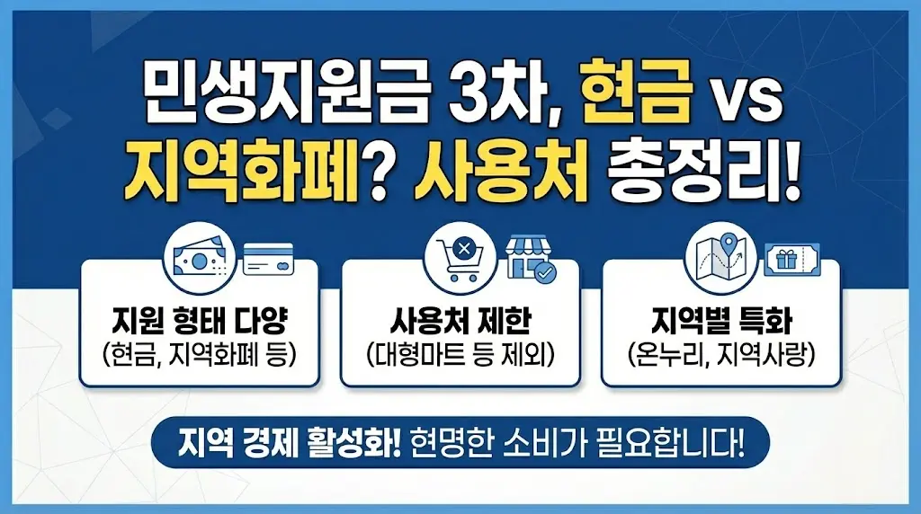 민생지원금 3차 신청 빠르게 하는 법