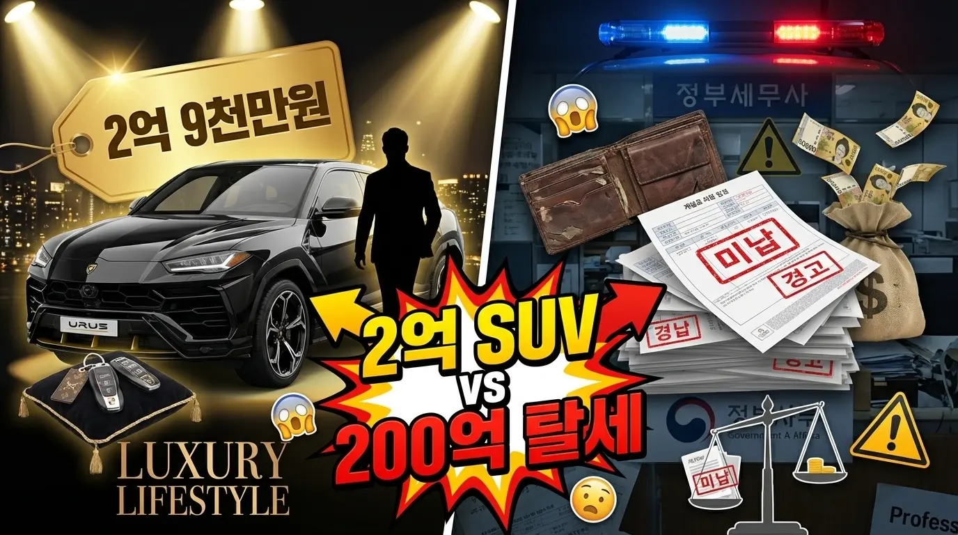 2억대 슈퍼 SUV 타던 차은우