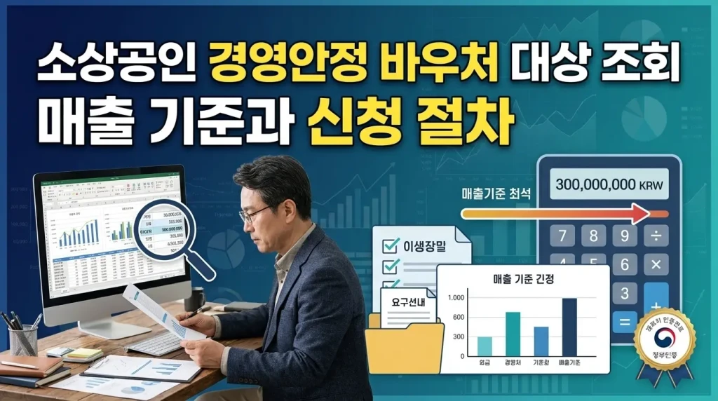소상공인 경영안정 바우처