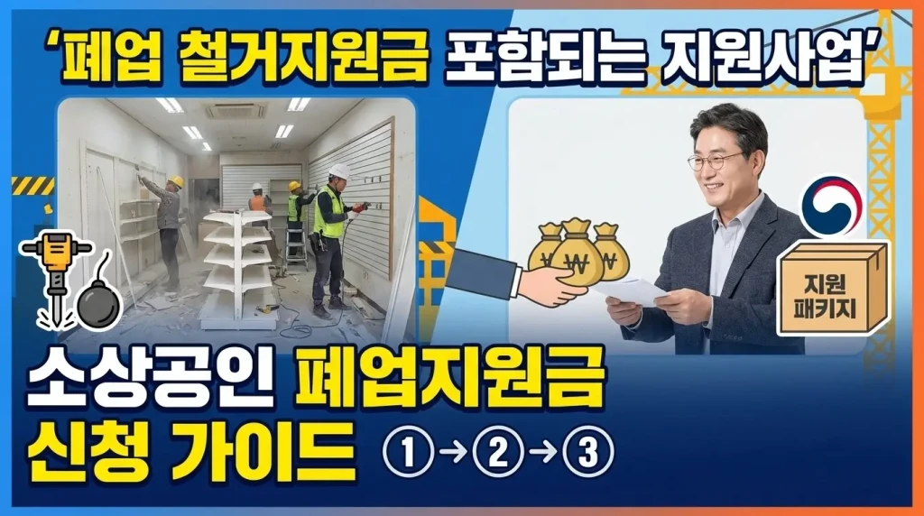 소상공인 폐업지원금 신청조건
