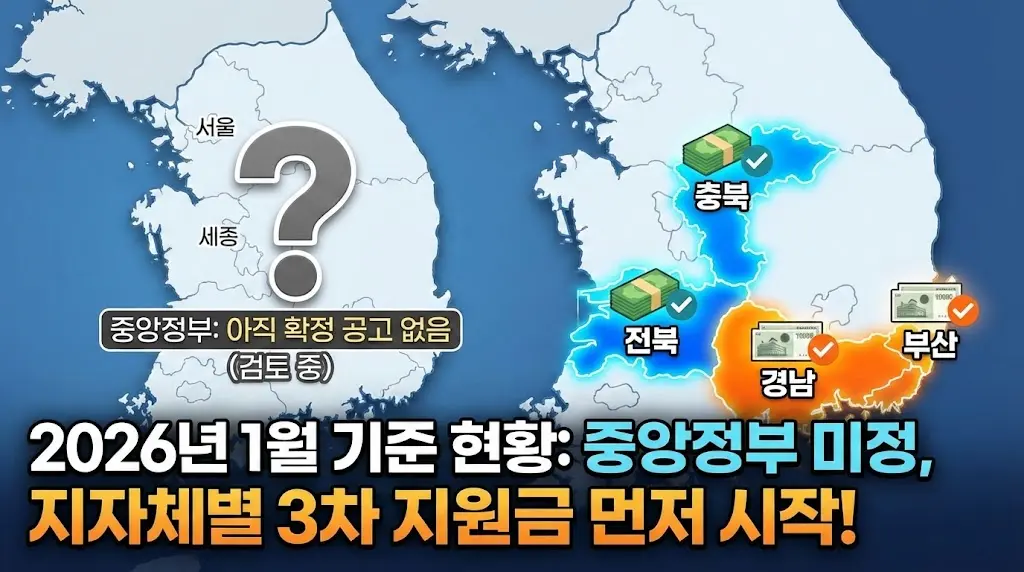 민생지원금 3차 지급액