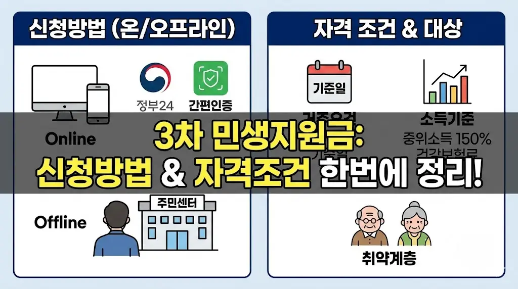 3차 민생지원금 신청방법