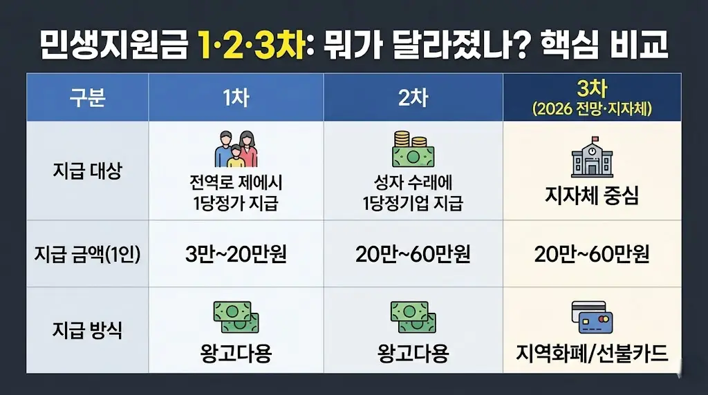 민생지원금 2026