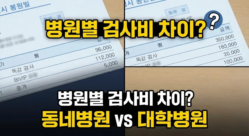 A형 독감 검사비