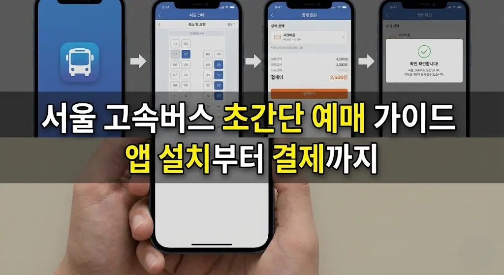 서울 고속버스 예매