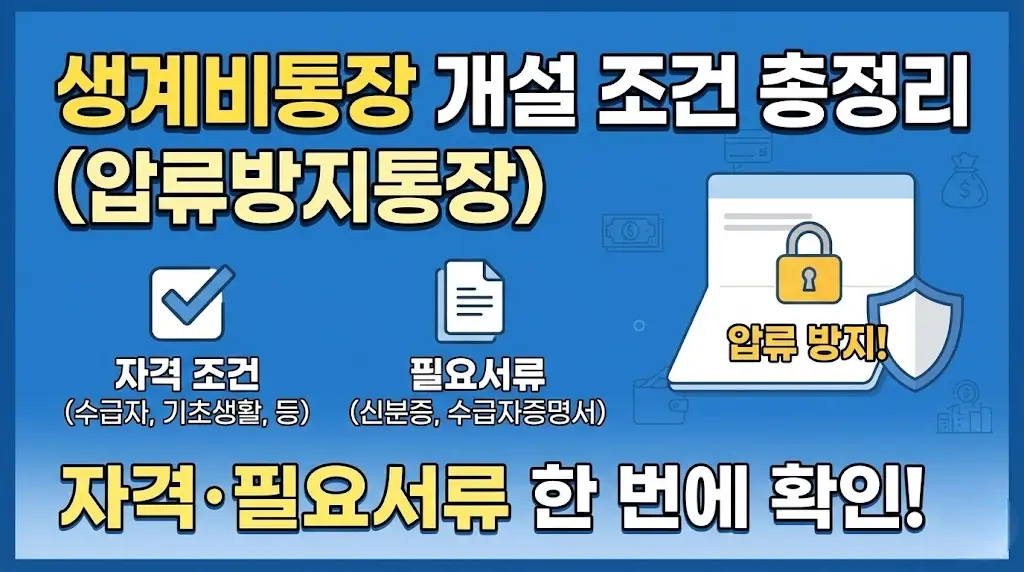 전국민 생계비통장