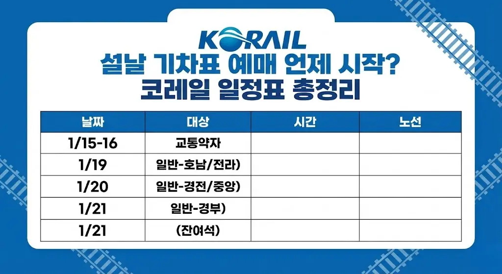 KTX 예매 실패 시 대처법