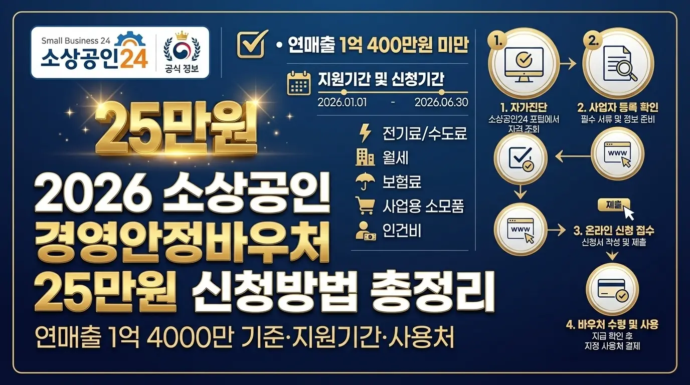 소상공인 경영안정바우처