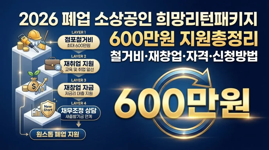 폐업 소상공인 희망리턴패키지