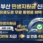 부산 민생지원금 신청방법