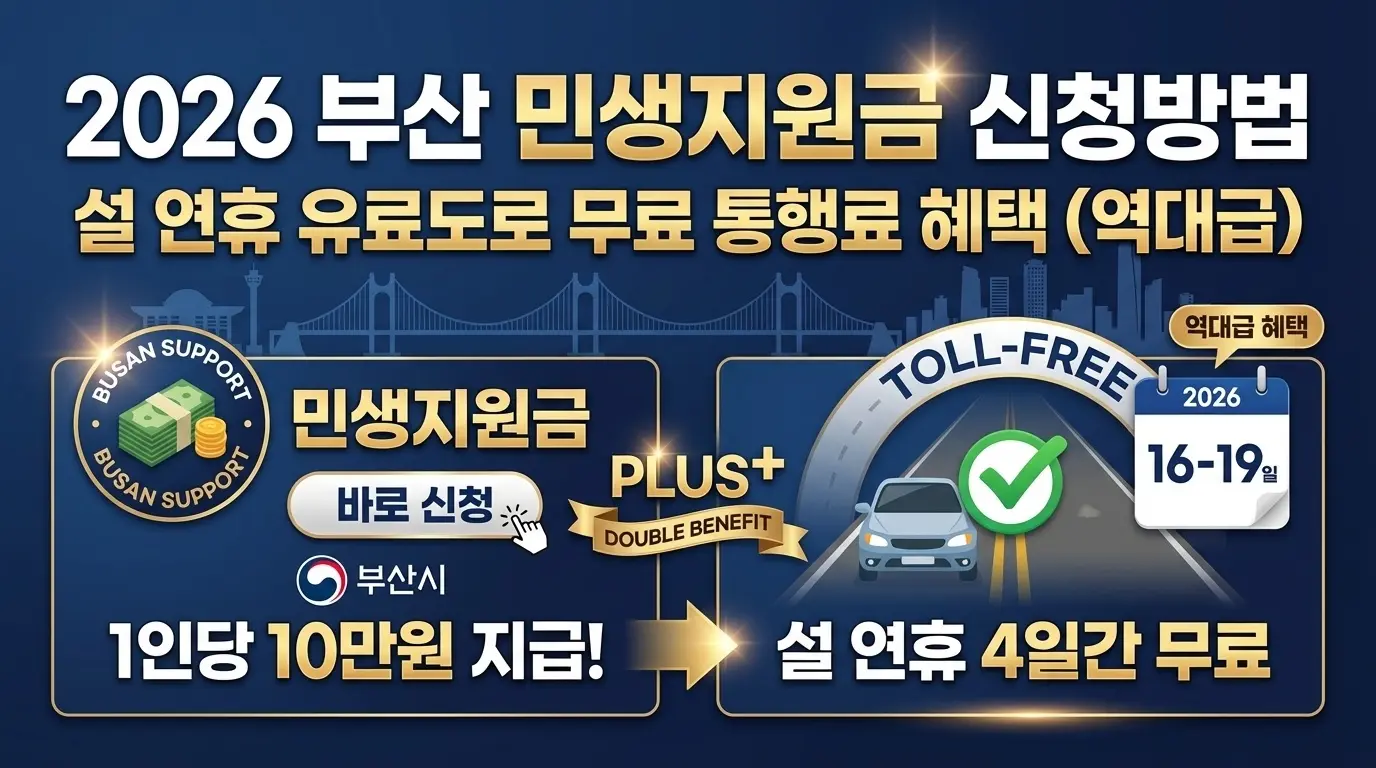 부산 민생지원금 신청방법