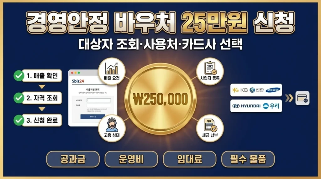 소상공인 경영안정 바우처