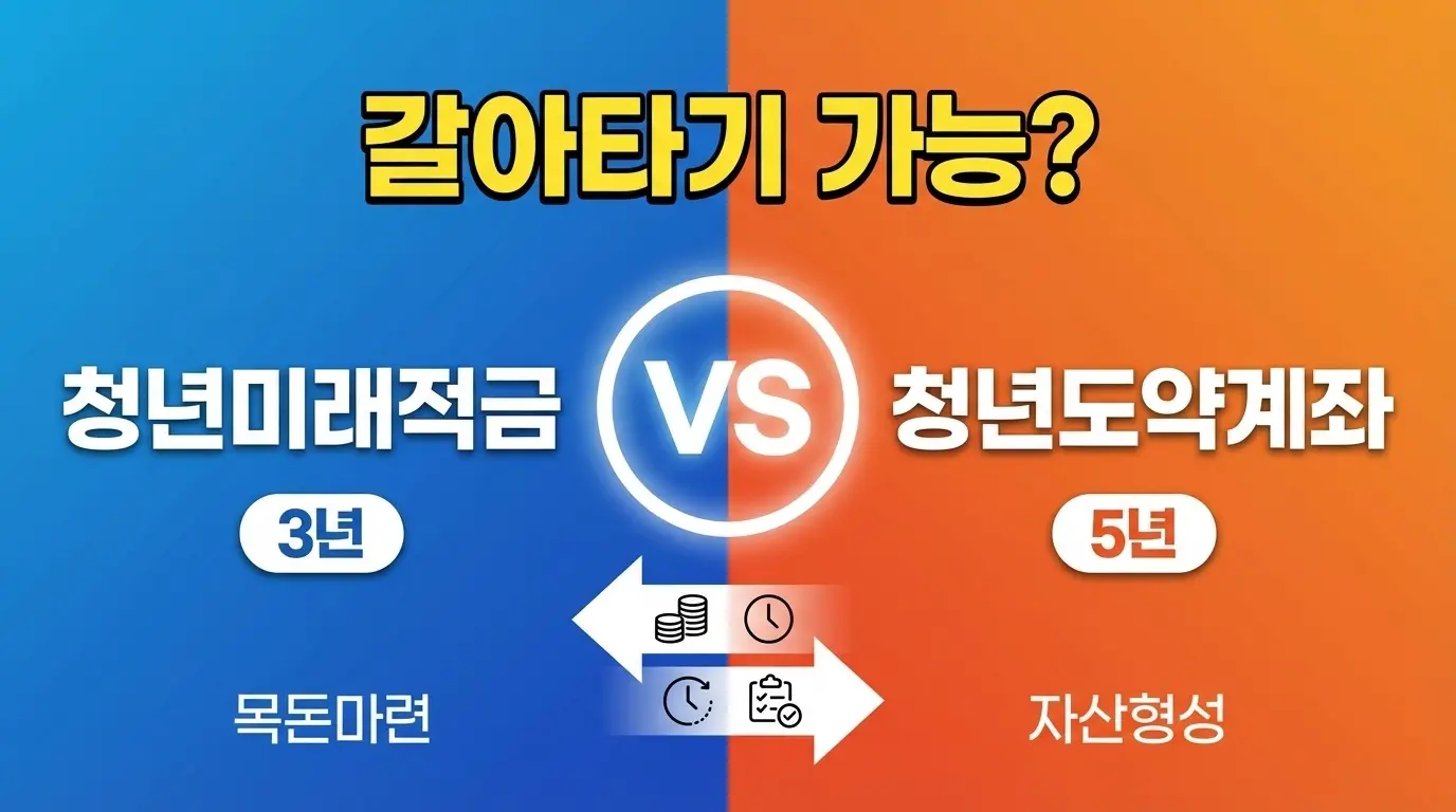 청년미래적금 vs 청년도약계좌 비교
