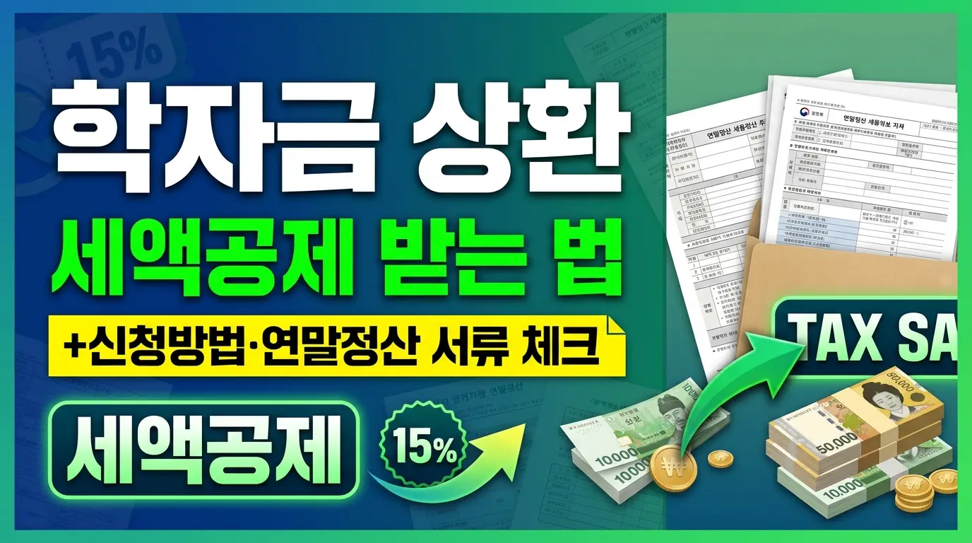 학자금 상환 세액공제