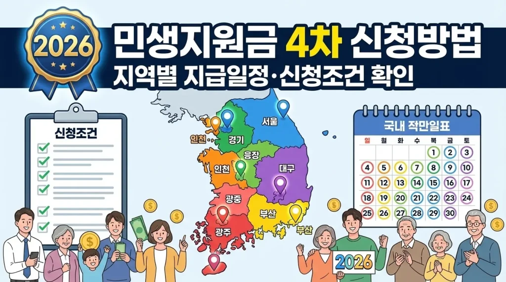 2026 민생지원금 4차 신청방법