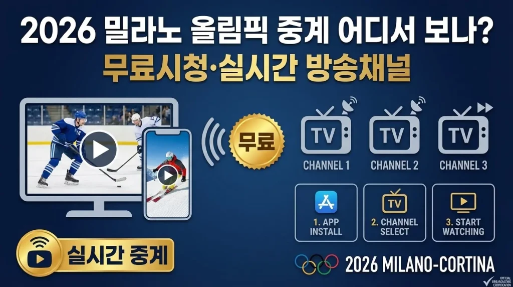 밀라노 올림픽 중계