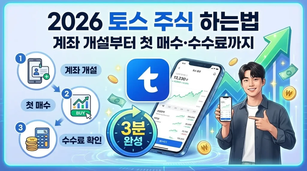 2026년 토스 증권 주식 시작하기 계좌 개설 및 수수료 안내