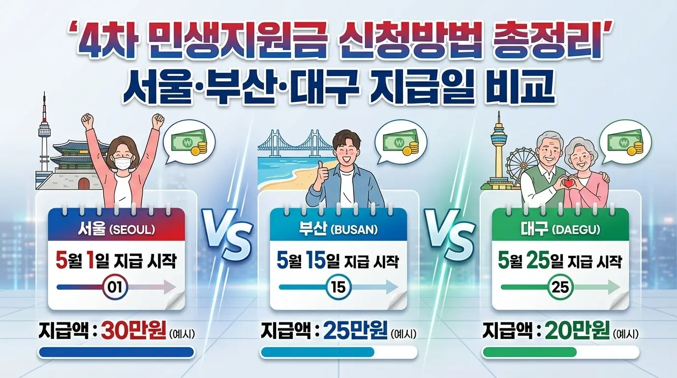 4차 민생지원금 신청방법