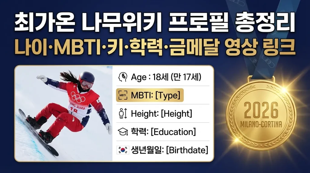 최가온 나무위키