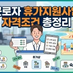 근로자 휴가지원사업 자격조건