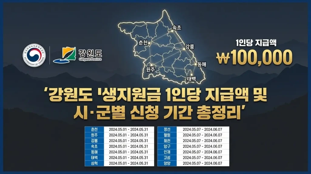 강원도 민생지원금