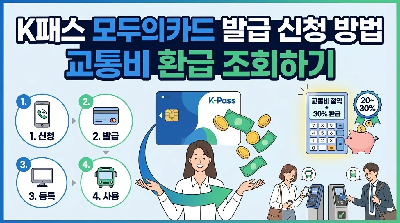 K패스 모두의카드 신청 방법