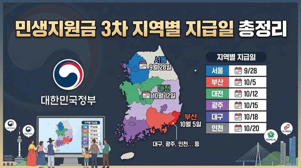 민생지원금 3차 신청방법