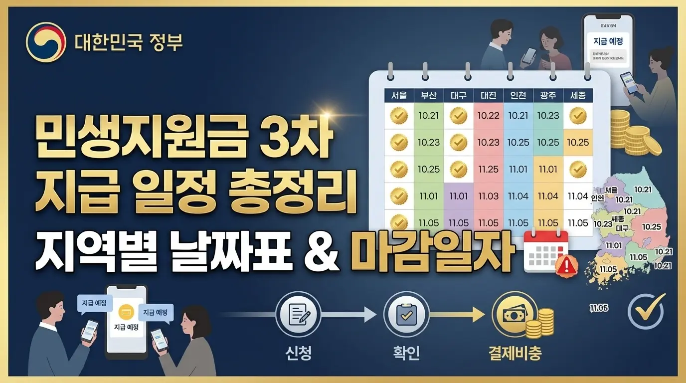 민생지원금 3차 신청방법