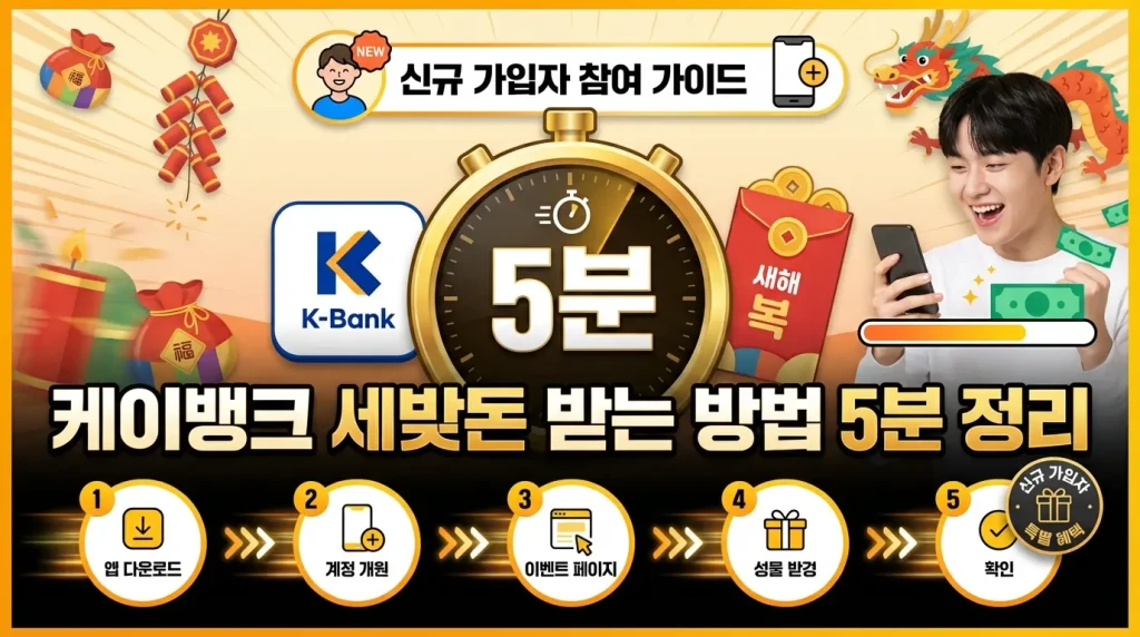 케이뱅크 세뱃돈 무제한 공유 및 링크 생성 방법 가이드