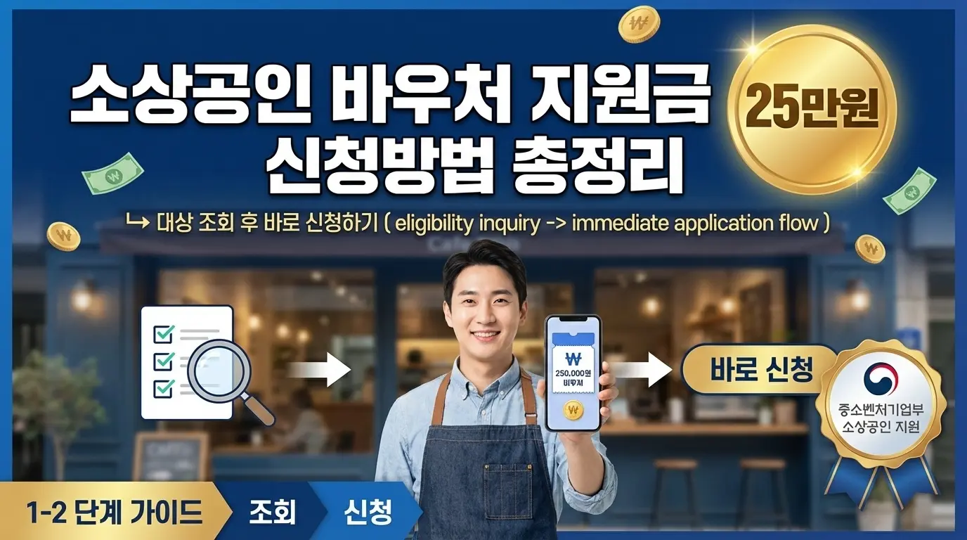 소상공인 바우처 지원금 25만원